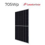 Canadiansolar, Panel Monocristalino 705WP, Bifacial