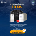 Sistema Fotovoltaico Hibrido 10kW con Bateria Dyness
